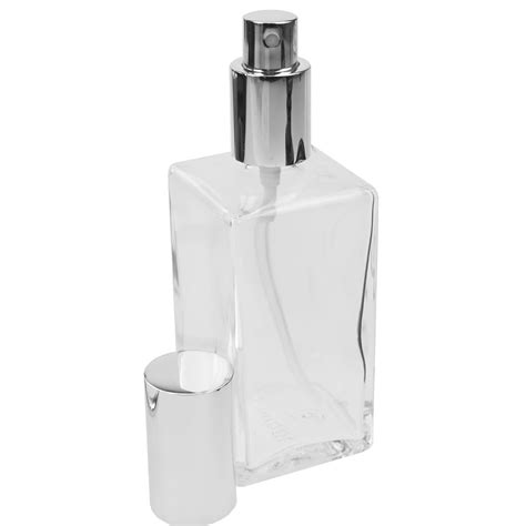 Fantasia Parfum Flakon leer 100ml mit Zerstäuberpumpe, eckige .